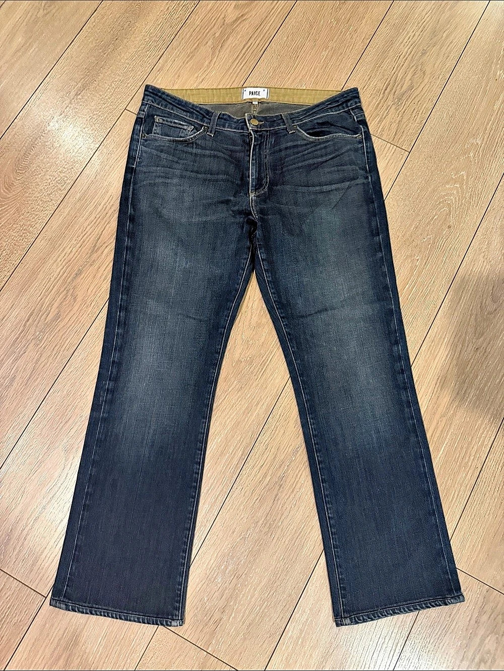 Paige Doheny Boot Cut Jeans in Blue Waist 34